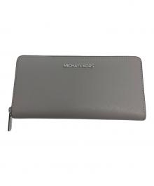 MICHAEL KORS（マイケルコース）の古着「ラウンドファスナー長財布/35F5STVZ3L」｜グレー