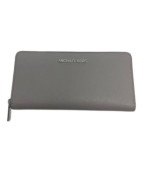MICHAEL KORS（マイケルコース）MICHAEL KORS (マイケルコース) ラウンドファスナー長財布/35F5STVZ3L グレー サイズ:₋の古着・服飾アイテム