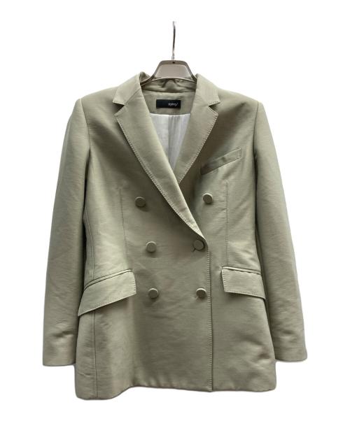 styling/（スタイリング）styling/ (スタイリング) ダブルブレストテーラードジャケット/16WFJ221004 ピンクの古着・服飾アイテム