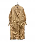 styling/スタイリング）の古着「ラッフルフリルドレスコート/16WFC241013」｜ベージュ