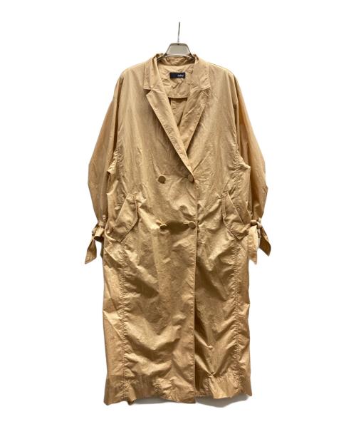 styling/（スタイリング）styling/ (スタイリング) ラッフルフリルドレスコート/16WFC241013 ベージュの古着・服飾アイテム