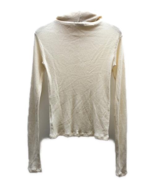 CLANE（クラネ）CLANE (クラネ) WOOL RIB HOODED TIGHT TOPS/19105-1152 ベージュ サイズ:1の古着・服飾アイテム