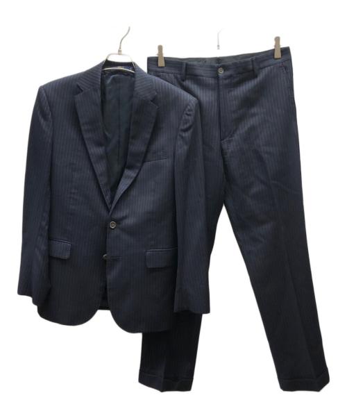POLO RALPH LAUREN（ポロ・ラルフローレン）POLO RALPH LAUREN (ポロ・ラルフローレン) ストライプセットアップスーツ / 715582635001 ネイビー サイズ:165/36Sの古着・服飾アイテム