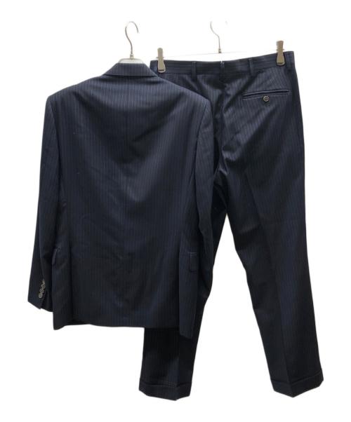 POLO RALPH LAUREN（ポロ・ラルフローレン）POLO RALPH LAUREN (ポロ・ラルフローレン) ストライプセットアップスーツ / 715582635001 ネイビー サイズ:165/36Sの古着・服飾アイテム