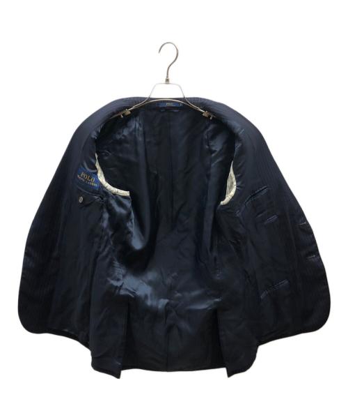 POLO RALPH LAUREN（ポロ・ラルフローレン）POLO RALPH LAUREN (ポロ・ラルフローレン) ストライプセットアップスーツ / 715582635001 ネイビー サイズ:165/36Sの古着・服飾アイテム