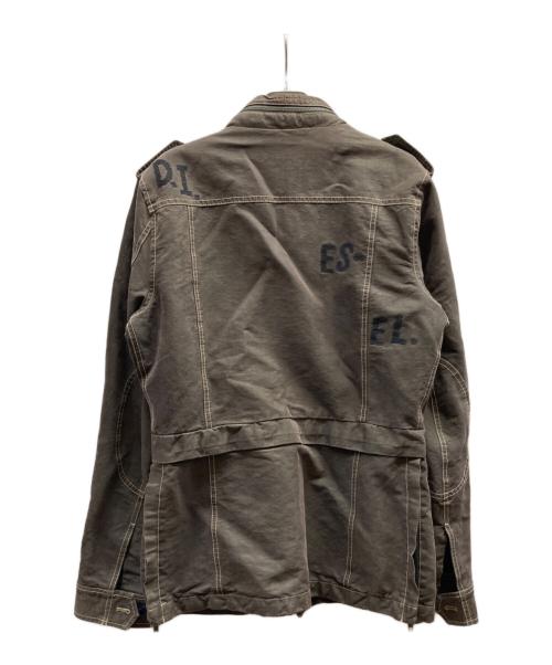 DIESEL（ディーゼル）DIESEL (ディーゼル) ユーティリティージャケット オリーブ サイズ:Mの古着・服飾アイテム