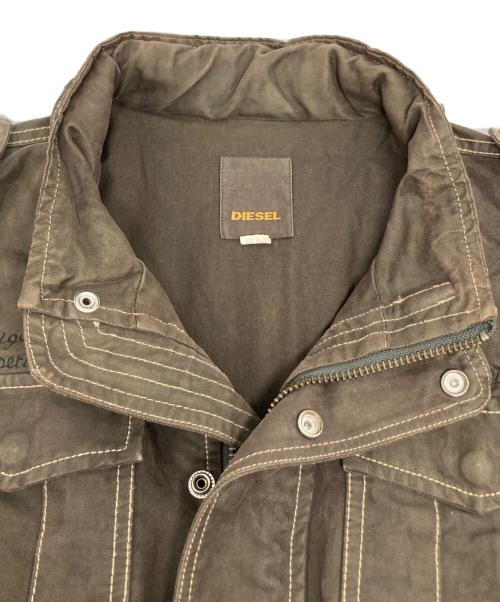 DIESEL（ディーゼル）DIESEL (ディーゼル) ユーティリティージャケット オリーブ サイズ:Mの古着・服飾アイテム