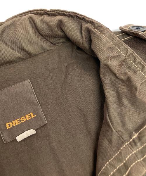 DIESEL（ディーゼル）DIESEL (ディーゼル) ユーティリティージャケット オリーブ サイズ:Mの古着・服飾アイテム