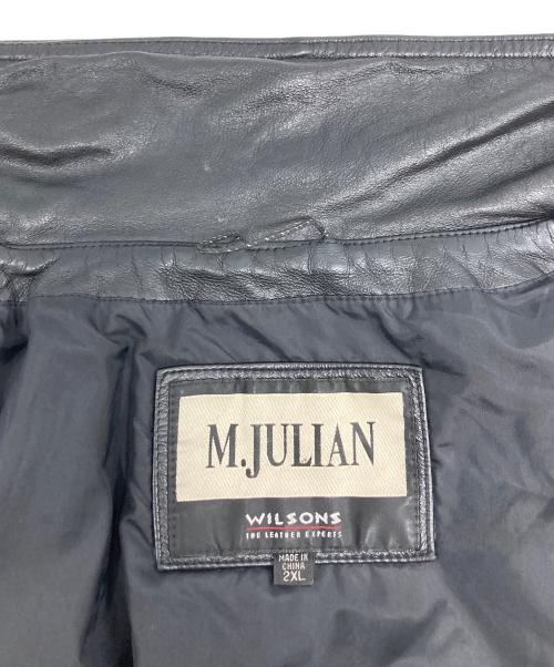 wilsons leather（ウィルソンズレザー）wilsons leather (ウィルソンズレザー) レザージャケット ブラック サイズ:2XLの古着・服飾アイテム