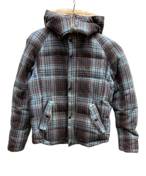 FRED PERRY（フレッドペリー）FRED PERRY (フレッドペリー) ツイードダウンジャケット/F2169 スカイブルー サイズ:Lの古着・服飾アイテム