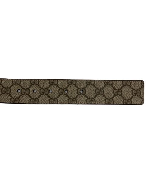 GUCCI（グッチ）GUCCI (グッチ) GGスプリームレザーベルト / 256063・212956 ベージュの古着・服飾アイテム