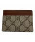 GUCCI (グッチ) GGスプリーム カードケース ベージュ：8000円