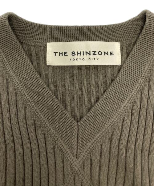 THE SHINZONE（ザ シンゾーン）THE SHINZONE (ザ シンゾーン) MILITARY RIB KNIT PULLOVER/26SMSNI03 オリーブ サイズ:FREEの古着・服飾アイテム
