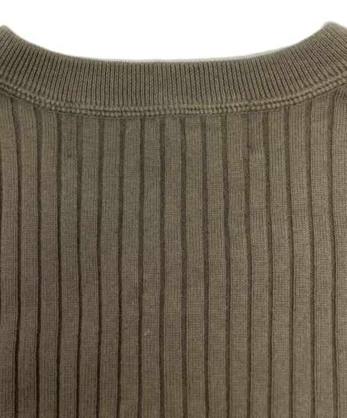 THE SHINZONE（ザ シンゾーン）THE SHINZONE (ザ シンゾーン) MILITARY RIB KNIT PULLOVER/26SMSNI03 オリーブ サイズ:FREEの古着・服飾アイテム