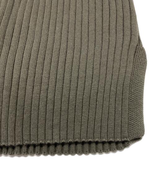 THE SHINZONE（ザ シンゾーン）THE SHINZONE (ザ シンゾーン) MILITARY RIB KNIT PULLOVER/26SMSNI03 オリーブ サイズ:FREEの古着・服飾アイテム