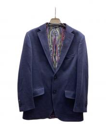 ETRO（エトロ）の古着「裏地ペイズリーテーラードジャケット/162-1187Q-5488」｜ネイビー