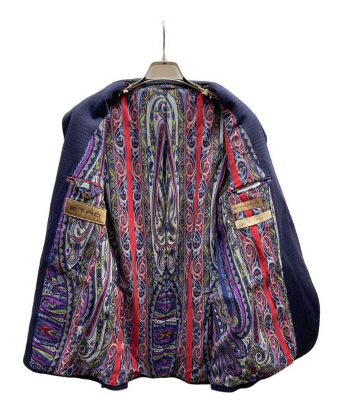 ETRO（エトロ）ETRO (エトロ) 裏地ペイズリーテーラードジャケット/162-1187Q-5488 ネイビー サイズ:₋の古着・服飾アイテム