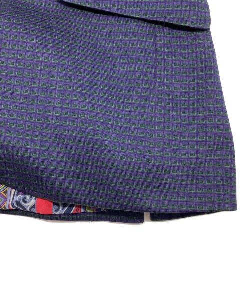 ETRO（エトロ）ETRO (エトロ) 裏地ペイズリーテーラードジャケット/162-1187Q-5488 ネイビー サイズ:₋の古着・服飾アイテム