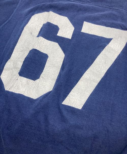 Champion（チャンピオン）Champion (チャンピオン) フットボールTシャツ ネイビー サイズ:Mの古着・服飾アイテム
