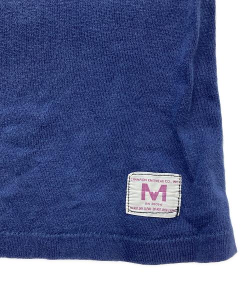 Champion（チャンピオン）Champion (チャンピオン) フットボールTシャツ ネイビー サイズ:Mの古着・服飾アイテム