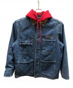 SUPREMEシュプリーム）の古着「Hooded Chore Coat」｜インディゴ