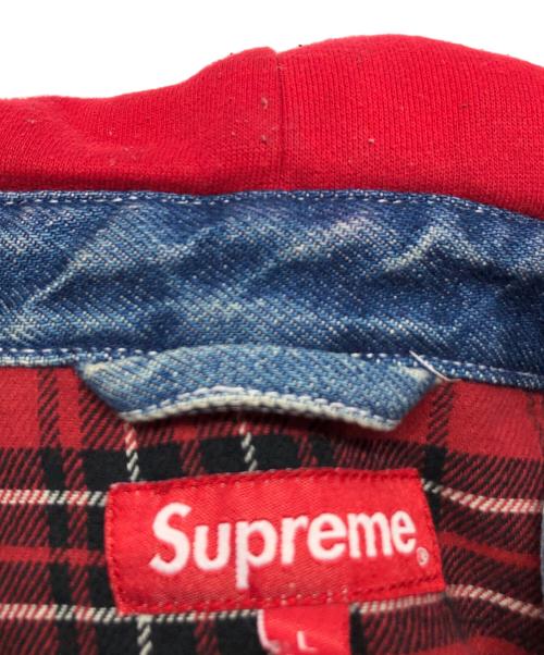 SUPREME（シュプリーム）SUPREME (シュプリーム) Hooded Chore Coat インディゴ サイズ:Lの古着・服飾アイテム