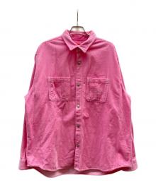 SUPREME（シュプリーム）の古着「Wide Wale Corduroy Snap Shirt」｜ピンク