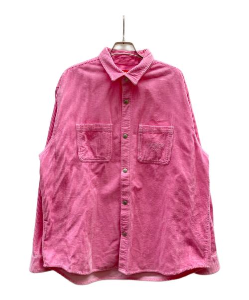 SUPREME（シュプリーム）SUPREME (シュプリーム) Wide Wale Corduroy Snap Shirt ピンク サイズ:Lの古着・服飾アイテム