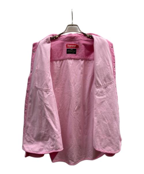 SUPREME（シュプリーム）SUPREME (シュプリーム) Wide Wale Corduroy Snap Shirt ピンク サイズ:Lの古着・服飾アイテム