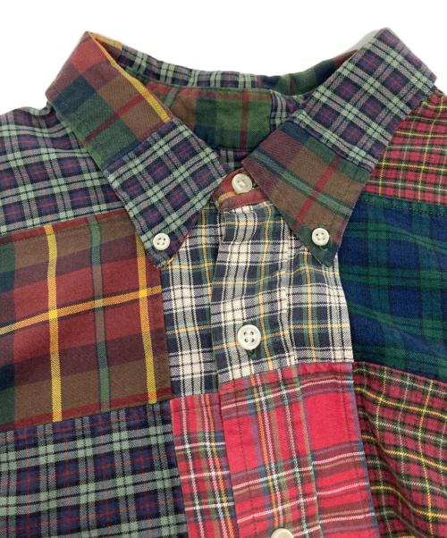 POLO RALPH LAUREN（ポロ・ラルフローレン）POLO RALPH LAUREN (ポロ・ラルフローレン) パッチワークシャツ マルチカラー サイズ:XXLの古着・服飾アイテム