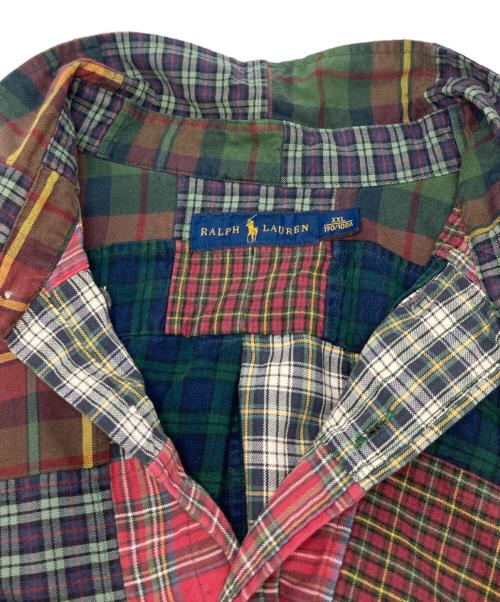 POLO RALPH LAUREN（ポロ・ラルフローレン）POLO RALPH LAUREN (ポロ・ラルフローレン) パッチワークシャツ マルチカラー サイズ:XXLの古着・服飾アイテム