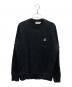 MAISON KITSUNE（メゾンキツネ）の古着「SWEAT SHIRT FOX HEAD PATCH / KMM-48630-B」｜ブラック
