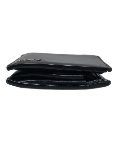 Saint Laurent Paris（サンローランパリ）Saint Laurent Paris (サンローランパリ) 2つ折り財布 / ART610193 ブラックの古着・服飾アイテム