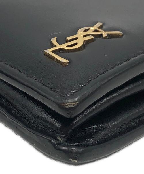 Saint Laurent Paris（サンローランパリ）Saint Laurent Paris (サンローランパリ) 2つ折り財布 / ART610193 ブラックの古着・服飾アイテム