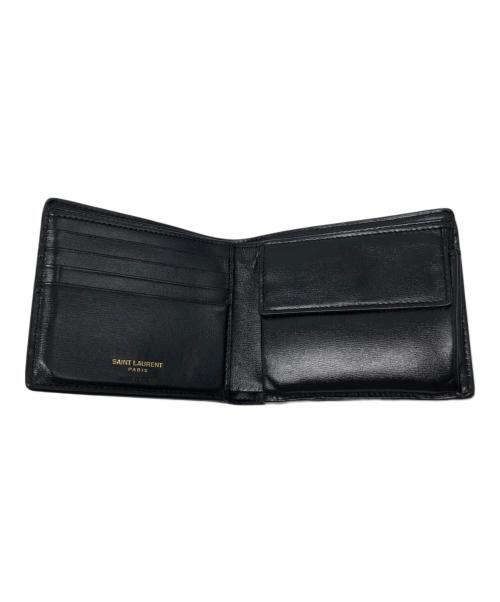 Saint Laurent Paris（サンローランパリ）Saint Laurent Paris (サンローランパリ) 2つ折り財布 / ART610193 ブラックの古着・服飾アイテム