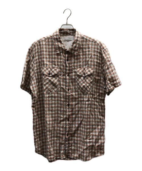 C.P COMPANY（シーピーカンパニー）C.P COMPANY (シーピーカンパニー) リネンチェックシャツ マルチカラー サイズ:表記なしの古着・服飾アイテム