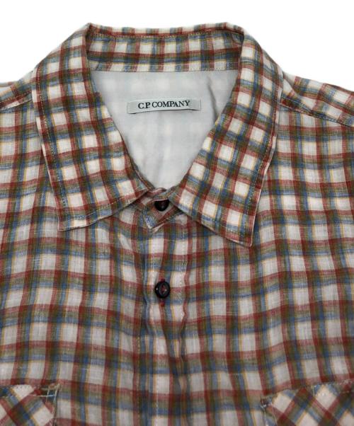 C.P COMPANY（シーピーカンパニー）C.P COMPANY (シーピーカンパニー) リネンチェックシャツ マルチカラー サイズ:表記なしの古着・服飾アイテム
