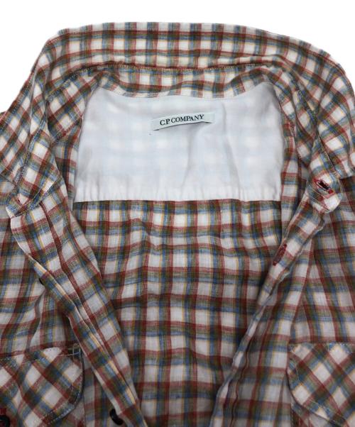 C.P COMPANY（シーピーカンパニー）C.P COMPANY (シーピーカンパニー) リネンチェックシャツ マルチカラー サイズ:表記なしの古着・服飾アイテム