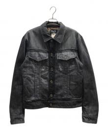 DOLCE & GABBANA（ドルチェ＆ガッバーナ）の古着「レザー切替ジャケット」｜ブラック
