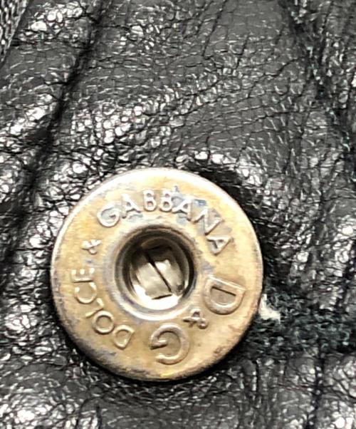 DOLCE & GABBANA（ドルチェ＆ガッバーナ）DOLCE & GABBANA (ドルチェ＆ガッバーナ) レザー切替ジャケット ブラック サイズ:30/44の古着・服飾アイテム
