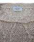 中古・古着 UNUSED (アンユーズド) Gourd pattern hand-knitted crewneck sweater ホワイト サイズ:3：8000円