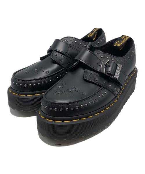 Dr.Martens（ドクターマーチン）Dr.Martens (ドクターマーチン) モンクストラップシューズ/RAMSEY QUAD MONK ブラック サイズ:UK5の古着・服飾アイテム