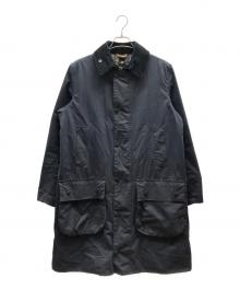 Barbour（バブアー）の古着「SL BORDER/WAXED COTTON/1402141」｜ネイビー