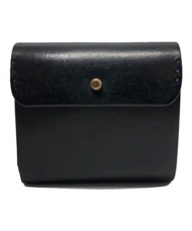 rincoさま　SAFUJI サフジ 二つ折り財布 ブラック 中古・古着通販】SAFUJI (サフジ) 2つ折り財布 ブラック｜ブランド
