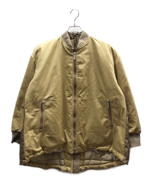 Ujoh（ウジョー）UJOH (ウジョー) DANSKIN (ダンスキン) インサレーションブルゾン ベージュ サイズ:Mの古着・服飾アイテム