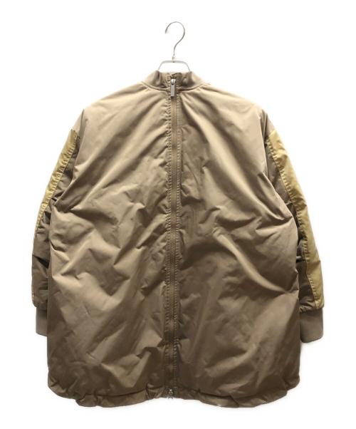 Ujoh（ウジョー）UJOH (ウジョー) DANSKIN (ダンスキン) インサレーションブルゾン ベージュ サイズ:Mの古着・服飾アイテム