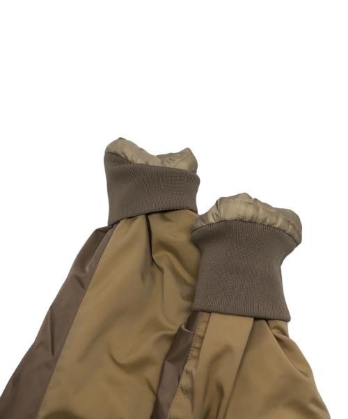Ujoh（ウジョー）UJOH (ウジョー) DANSKIN (ダンスキン) インサレーションブルゾン ベージュ サイズ:Mの古着・服飾アイテム