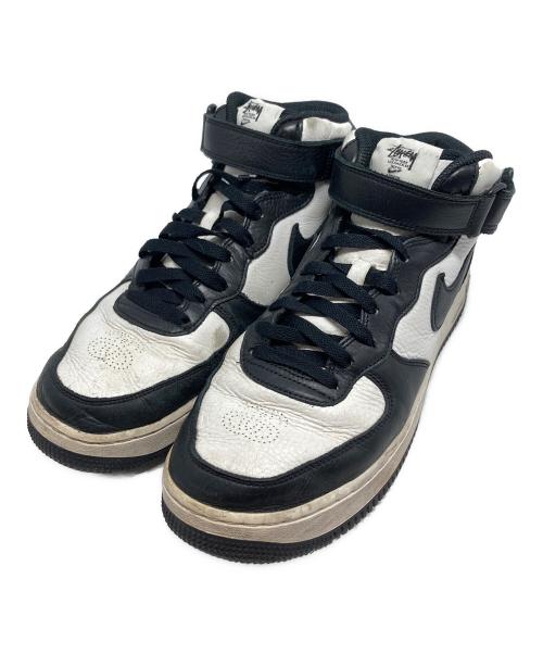 NIKE（ナイキ）NIKE (ナイキ) stussy (ステューシー) AIR FORCE1 MID/DJ7840-002 ブラック サイズ:US9.5の古着・服飾アイテム