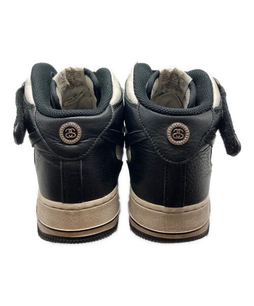 NIKE（ナイキ）NIKE (ナイキ) stussy (ステューシー) AIR FORCE1 MID/DJ7840-002 ブラック サイズ:US9.5の古着・服飾アイテム