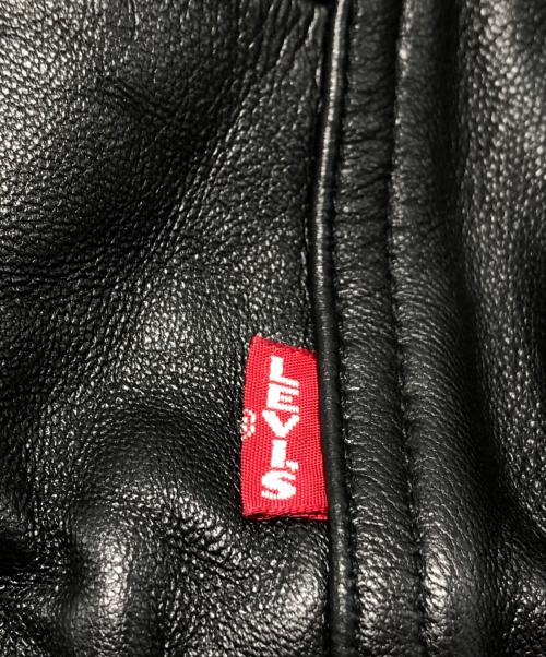LEVI'S（リーバイス）LEVI'S (リーバイス) PREMIUM BLACK FULLZIP SPORTS LEATHER JACKET/005Z9-0000 ブラック サイズ:XSの古着・服飾アイテム